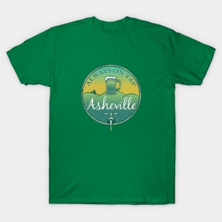 Always On Tap - Asheville Beer - Retro G 22 T-Shirt